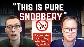 "This smoking ban is joyless and authoritarian" | Tom Slater clashes with Steve Miller