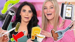 TESTING FUNNY KITCHEN GADGETS w/ iJustine! - Part 18