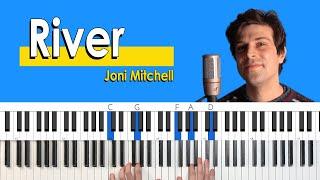 How To Play “River” by Joni Mitchell [Piano Tutorial + Chord Chart]