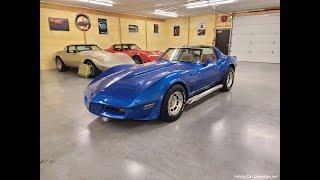 1982 Bright Blue Corvette For Sale