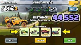 Hill Climb Racing 2 - 44552 points in RAIDER LOVE Team Event