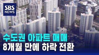 수도권 아파트 매매 8개월 만에 하락 전환 / SBS