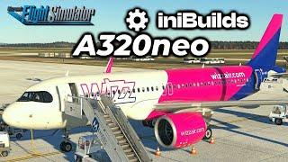 Wizzair - Testuję Nowego Airbusa A320neo iniBuilds | MSFS 2020 ️ Katowice EPKT - Calabria LICR