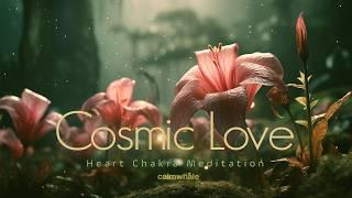 BLOOM with Cosmic Love FrequencyKoshi Bells 432hz & Rainstick Heart Chakra 639Hz Meditation