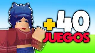 TE RECOMIENDO MÁS DE 40 JUEGOS DE ROBLOX QUE NO CONOCES!! 