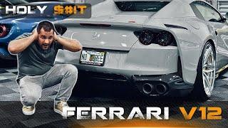 Straight Piped Ferrari 812 GTS!! BRUTAL V12 Sound