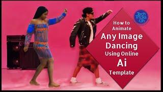 How to Animate Any Image Dancing Using Online Ai Template || TechTricksGh