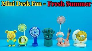 Mini desktop fan-Portable and multifunctional USB fan, Ultra cold air | Unboxing And Review