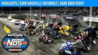 World of Outlaws NOS Energy Drink Sprint Cars | Knoxville Raceway | August 9, 2024 | HIGHLIGHTS