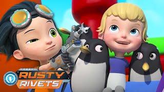 Rusty Solves A Penguin Problem! - Rusty Rivets FULL Episode