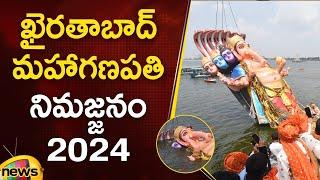 Khairatabad Ganesh Nimajjanam 2024 | Ganesh Visarjan 2024 | Hyderabad | Telangana | Mango News