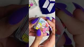 Unboxing BT21 Roller stamp  #btsarmy #bt21 #asmr #satisfyingvideo #btsroomdecor