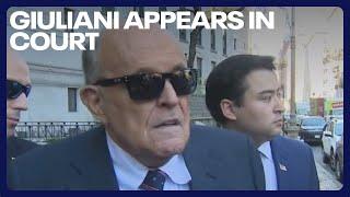 Giuliani appears in court after missing deadline to surrender assets