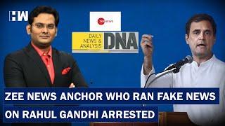 Zee News Anchor Rohit Ranjan Who Ran "Fake News" On Rahul Gandhi,  Arrested