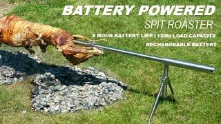 Pig, Hog, Lamb or Goat, Spit Roaster Rotisserie | Battery Powered