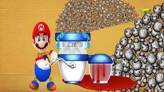 CRAZY MARIO vs Funny Buddy in Juicer | Kick The Buddy