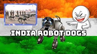 The Indian army uses toy robot dogs made in China, and the remote control signal is only 15 meters！