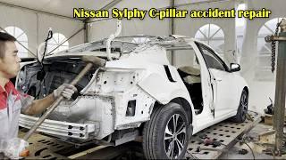 It cost $3,000 to repair the deformed roof of a Nissan Sylphy