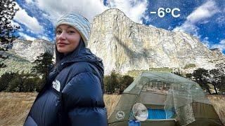 Surviving my First Time Tent Camping Below Freezing—in YOSEMITE