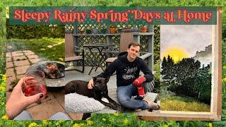 🪴At Home Vlog!!🪴 Sleepy, rainy Spring days in Chicago!