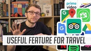 Must-use feature in 5 apps for travelling!