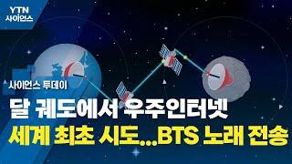 [과학 한스푼] 달 궤도에서 우주인터넷 세계 최초 시도...BTS 노래 전송 / YTN 사이언스