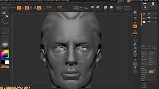 А вы знали что.....НЕ зеркальная симметрия в Zbrush .Correct Unmirror simmetry work