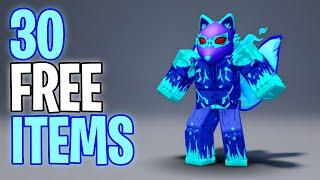 HURRY! GET 30 FREE ROBLOX ITEMS!(2024)