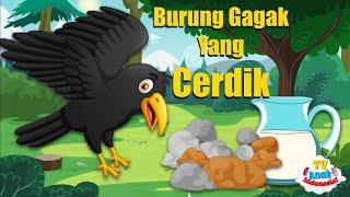 Burung Gagak Yang Cerdik | Dongeng | Fabel