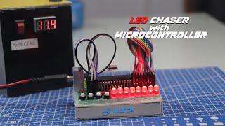 LED CHASER with PIC MICROCONTROLLER Trainer | PCB for only $2 | JLCPCB Review