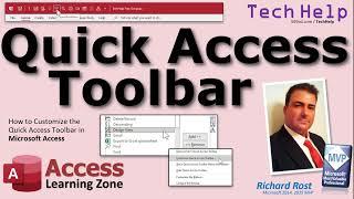 Customize Microsoft Access Quick Access Toolbar. Add Features. Open Forms, Reports. Run Macros.