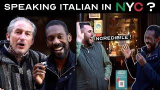 BLACK AMERICAN SHOCKS ITALIANS IN NEW YORK BY SPEAKING THEIR LANGUAGE