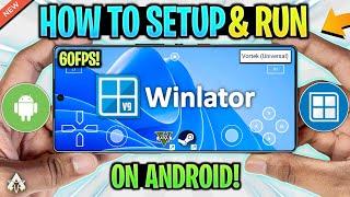  WINLATOR ANDROID V9.0 - FULL SETUP/BEST SETTINGS/GAMEPLAY | BEST WINDOWS EMULATOR