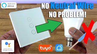 Smart WiFi Light Switch HACK - NO NEUTRAL WIRE, NO PROBLEM