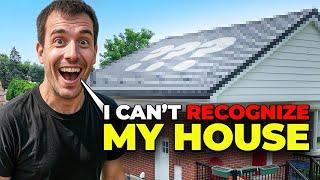 Man hasn't SEEN his ROOF look THIS good in 8 Years - WE TRANSFORMED this old roof FOR FREE