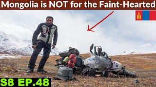 Mongolia Did Really Scare me  S8 EP.48 | Altai Tavn Bogd | Pakistan to Japan Motorcycle