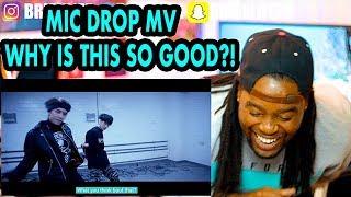 BTS | MIC Drop | Steve Aoki Remix' Official MV |BLACK GUY REACTION!!!