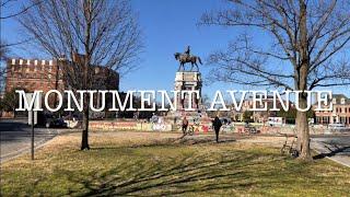 [4K] WALKING Richmond, VA: Monument Avenue