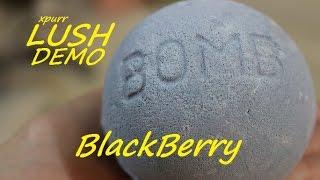 LUSH Cosmetics BLACKBERRY Bath Bomb DEMO + Underwater View & Surprise!