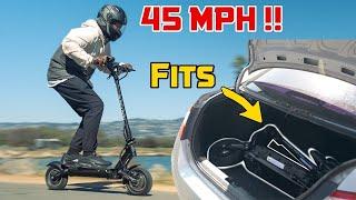 Minimotors Dualtron Victor Review   45MPH Electric Scooter That Fits In Your Trunk!