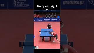 Timo Boll switch hand 