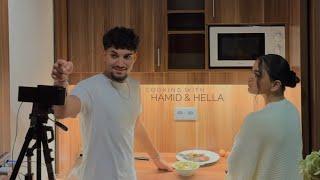 Hella & Hamid cooking together ‍