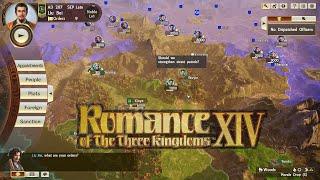 Romance of Three Kingdoms 14:[The three visits scenario] Liu Bei gameplay at Hard Difficulty Pt.1