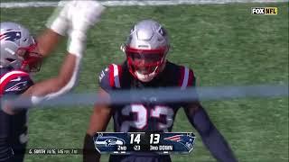 Keion White, Kyle Dugger & Daniel Ekuale - Sacks - Patriots vs Seattle Seahawks - NFL Week 2 2024