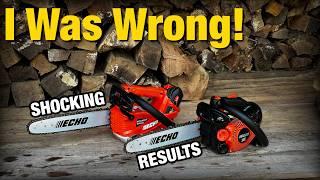 Your Next TINY CHAINSAW - Let me Help you DECIDE! Gas vs Electric by ECHO