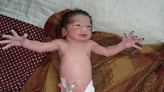 She is very innocent Newborn Baby After Normal Delivery #birthmoment