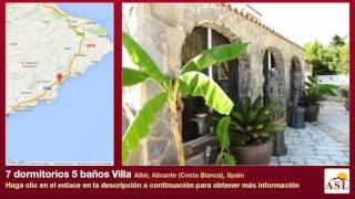 7 dormitorios 5 baños Villa se Vende en Albir, Alicante (Costa Blanca), Spain