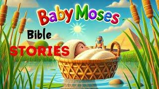  Baby Moses in the Basket  | Animated Bible Story for Kids | Sir Kerks kIds Bible Adventures 