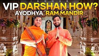 VIP Darshan In Ram Mandir Ayodhya | First Camera Inside Ram Mandir.