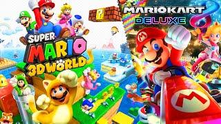 Super Mario 3D World + Mario Kart 8 Deluxe - Full Game Walkthrough